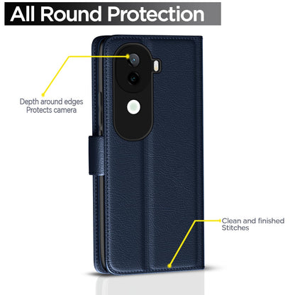 Blue flip case for Vivo V40e/iQOO Z9s 5G – Pikkme – photo 4