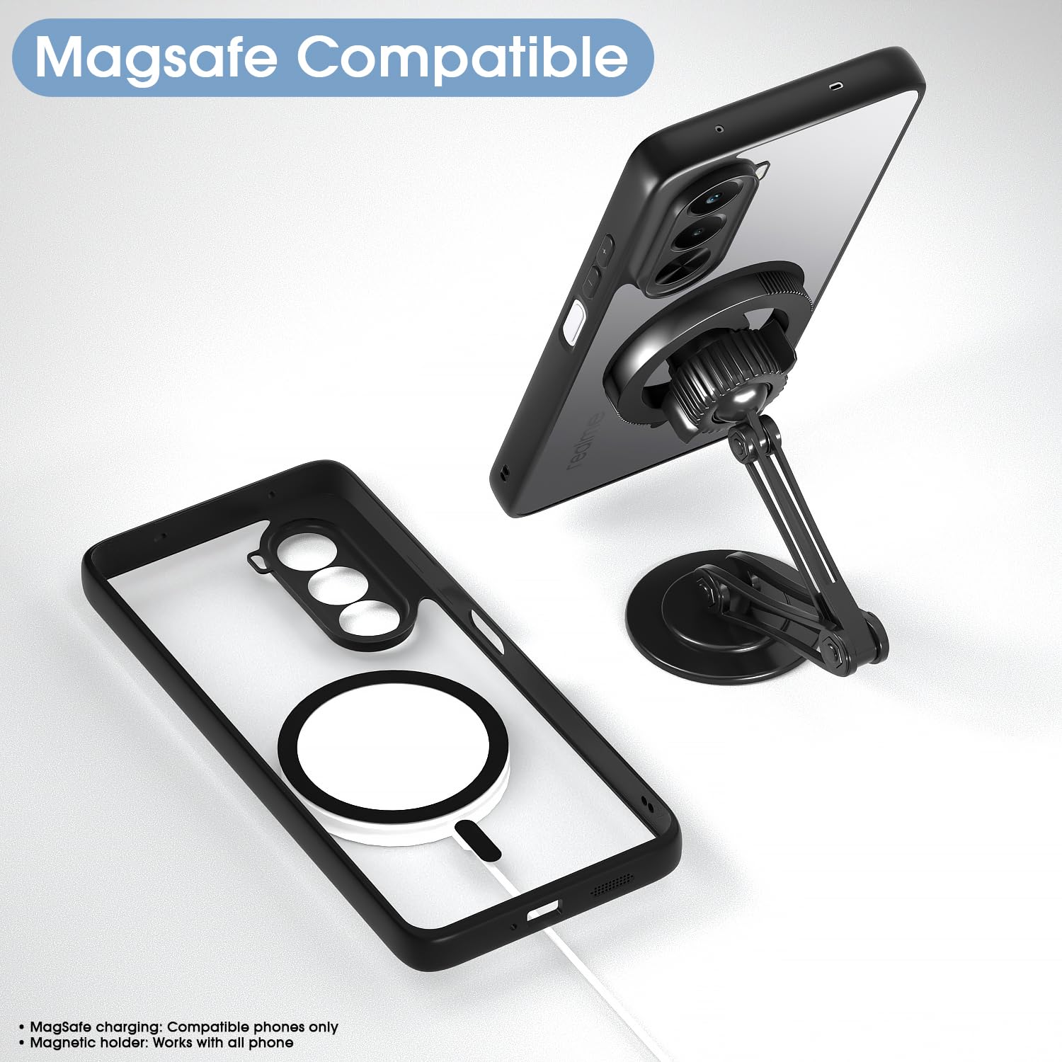 Black mag-safe MagSafe mobile back cover for OnePlus Nord CE 6 Lite 5G – Pikkme – photo 6