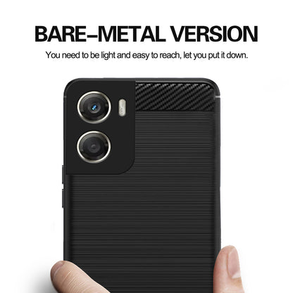 Pikkme Motorola Moto G06 Power  Hybrid Carbon Fiber Back Cover (Black)