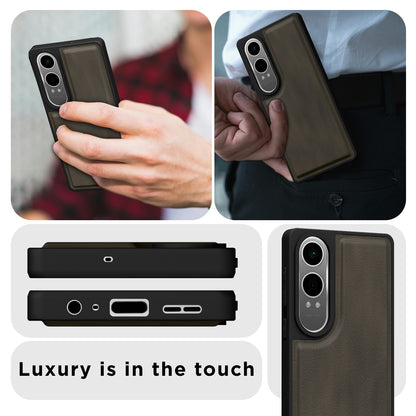 Pikkme OnePlus Nord CE 4 Lite 5G Premium Super Soft-Touch Leatherback Case (Brown)