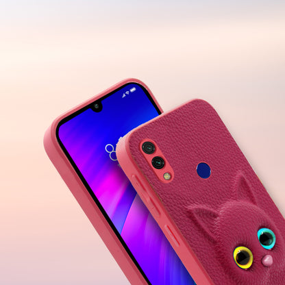 Pikkme Mi Redmi 7 / Redmi Y3 Kitty Back Cover (Pink)