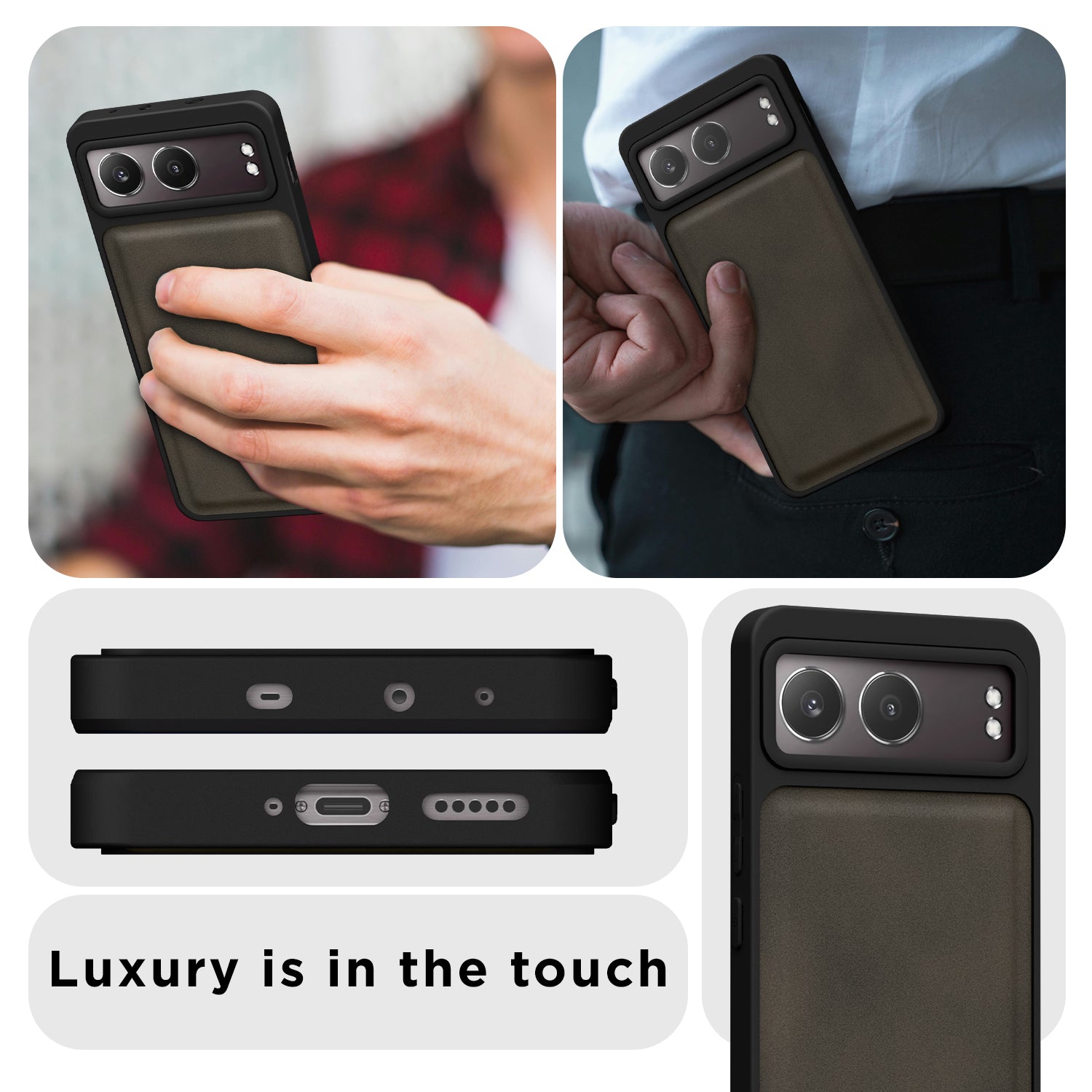 Pikkme OnePlus Nord 4 5G Premium Leatherback Case (Brown)