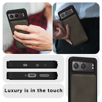 Pikkme OnePlus Nord 4 5G Premium Leatherback Case (Brown)