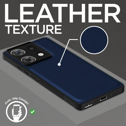 Pikkme Moto Edge 50 pro 5G Leatherback Back Case | Blue
