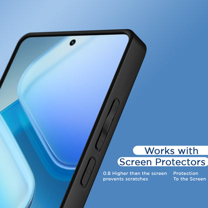 Pikkme iQOO Neo 10R 5G Eagle 2 Mag-Safe Shockproof Hard Transparent Back Cover (Black)