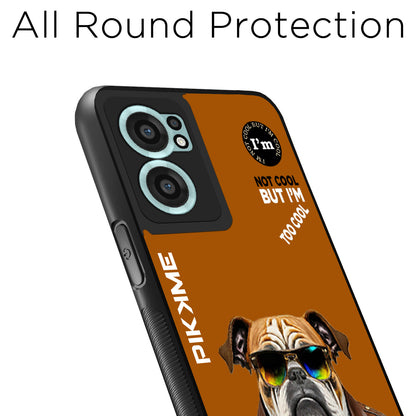 Pikkme Back Cover Pc Tpu + Printed Cool Funky Stylish Brown Dog Swag Raised Edges Camera Protection |Bumper Case For OnePlus Nord Ce 2 5G (Design 10)