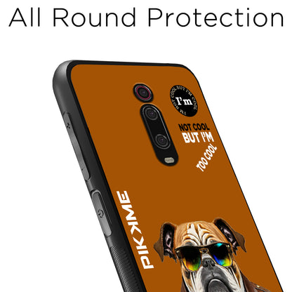 Pikkme Back Cover Pc Tpu + Printed Cool Funky Stylish Brown Dog Swag Raised Edges Camera Protection |Bumper Case For Redmi K20 Pro (Design 10)