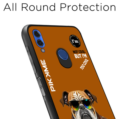 Pikkme Back Cover Pc Tpu + Printed Cool Funky Stylish Brown Dog Swag Raised Edges Camera Protection |Bumper Case For Honor 10 Lite (Design 10)