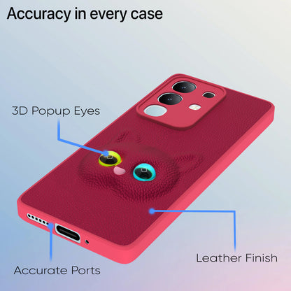 Pikkme Vivo T4x 5G / iQoo Z10x 5G Kitty Back Cover (Pink)