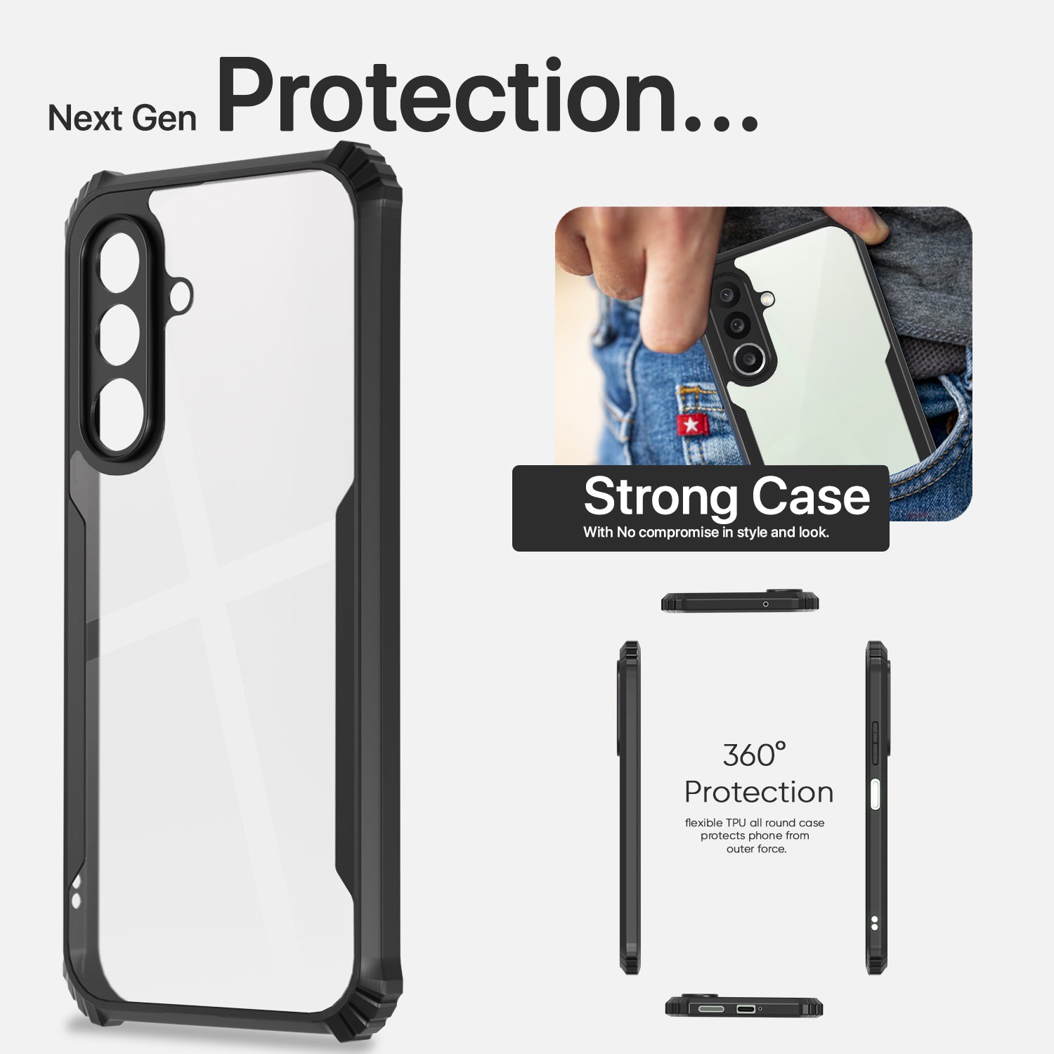 Pikkme black Eagle phone cover for Samsung M36 5G – photo 7