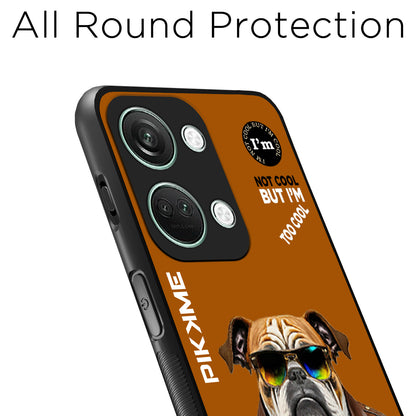 Pikkme Back Cover Pc Tpu + Printed Cool Funky Stylish Brown Dog Swag Raised Edges Camera Protection |Bumper Case For OnePlus Nord 3 5G (Design 10)