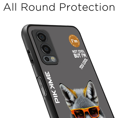 Pikkme Back Cover Pc Tpu + Printed Cool Funky Stylish Grey Wolf Swag Raised Edges Camera Protection |Bumper Case For OnePlus Nord 2 5G (Design 01)