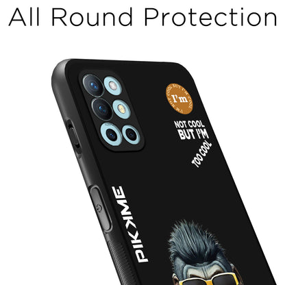 Pikkme Back Cover Pc Tpu + Printed Cool Funky Stylish Black Gorilla Swag Raised Edges Camera Protection |Bumper Case For OnePlus 8T (Design 07)