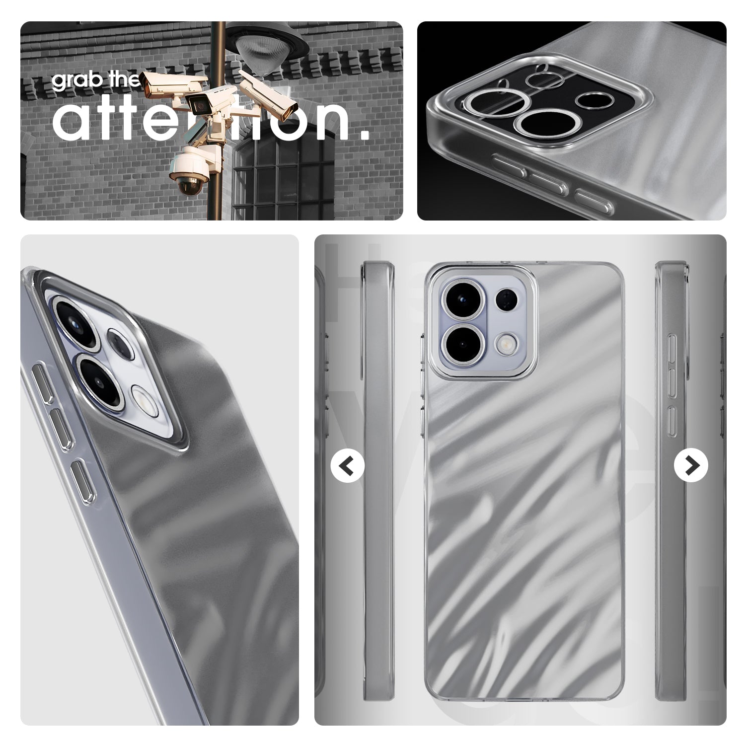 Pikkme Oppo K13 5G Swirl Design Silver Forest Back Cover  (Silver)