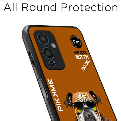 Pikkme Back Cover Pc Tpu + Printed Cool Funky Stylish Brown Dog Swag Raised Edges Camera Protection |Bumper Case For OnePlus 9 (Design 10)