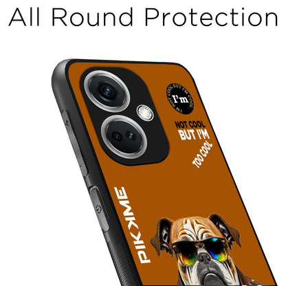 Pikkme Back Cover Pc Tpu + Printed Cool Funky Stylish Brown Dog Swag Raised Edges Camera Protection |Bumper Case For OnePlus Nord Ce 3 5G (Design 10)