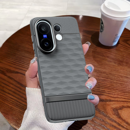 Pikkme Vivo X200 Fe 5G Shockproof Soft Flexible Gencase Back cover (Grey)