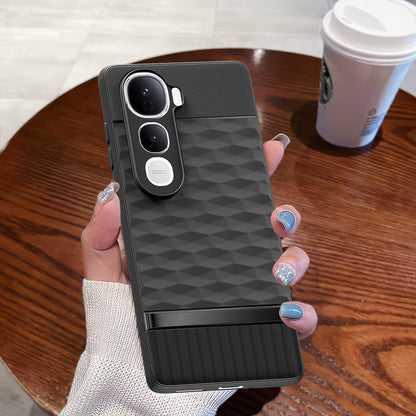 Pikkme Vivo Y400 Pro 5G Shockproof Soft Flexible Gencase Back Cover (Black)
