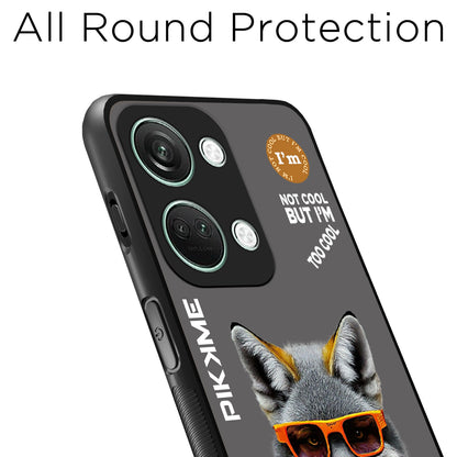 Pikkme Back Cover Pc Tpu + Printed Cool Funky Stylish Grey Wolf Swag Raised Edges Camera Protection |Bumper Case For OnePlus Nord 3 5G (Design 01)