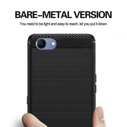 Pikkme Realme 1  Hybrid Carbon Fiber Back Cover (Black)