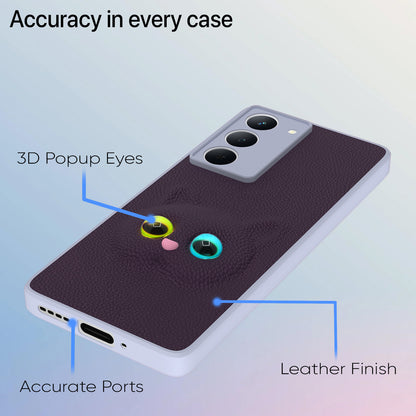 Pikkme Realme Narzo 80x 5G / Realme P3x 5G Kitty Back Cover (Purple)