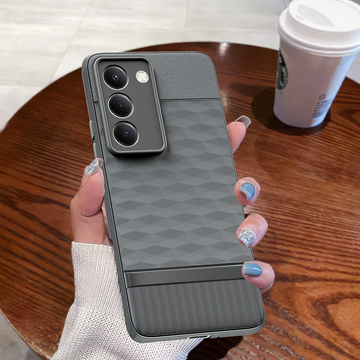 Pikkme grey Gencase mobile cover for Redmi 15 5G – photo 7