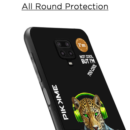 Pikkme Back Cover Pc Tpu + Printed Cool Funky Stylish Black Leopard Swag Raised Edges Camera Protection |Bumper Case For Redmi Note 9 Pro (Design 03)