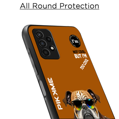 Pikkme Back Cover Pc Tpu + Printed Cool Funky Stylish Brown Dog Swag Raised Edges Camera Protection |Bumper Case For Samsung Galaxy A13 4G (Design 10)