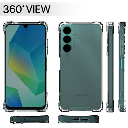 Pikkme Samsung Galaxy A16 5G  PC + TPU Crystal Clear Transparent Back Cover (Transparent)