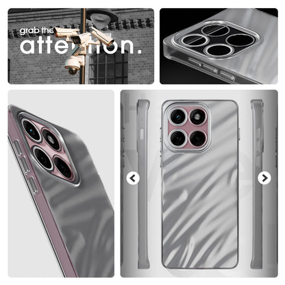 Pikkme Motorola Moto Edge 60 5G / Motorola Moto Edge 60 Fusion 5G Swirl Design Silver Forest Back Cover  (Silver)