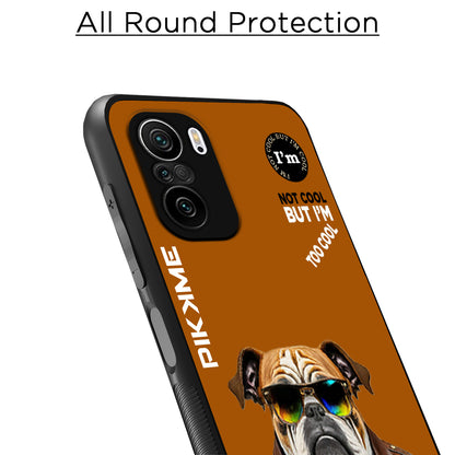 Pikkme Back Cover Pc Tpu + Printed Cool Funky Stylish Brown Dog Swag Raised Edges Camera Protection |Bumper Case For Xiaomi 11X (Design 10)