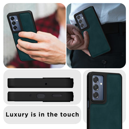 Pikkme Samsung Galaxy A16 5G Premium Leatherback Case (Green)