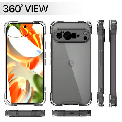Pikkme Google Pixel 10 Pro PC + TPU Crystal Clear Back Cover (Transparent)