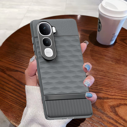 Pikkme Vivo Y400 Pro 5G Shockproof Soft Flexible Gencase Back Cover (Grey)