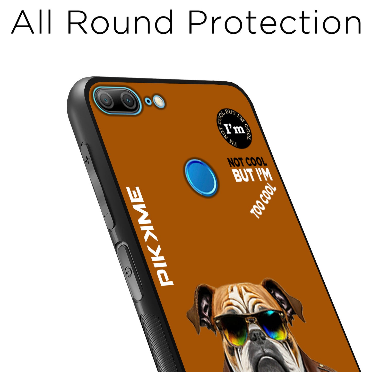 Pikkme Back Cover Pc Tpu + Printed Cool Funky Stylish Brown Dog Swag Raised Edges Camera Protection |Bumper Case For Honor 9 Lite (Design 10)