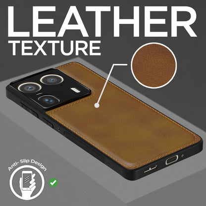 Pikkme Moto Edge 50 Ultra 5G Leatherback Back Case | Brown