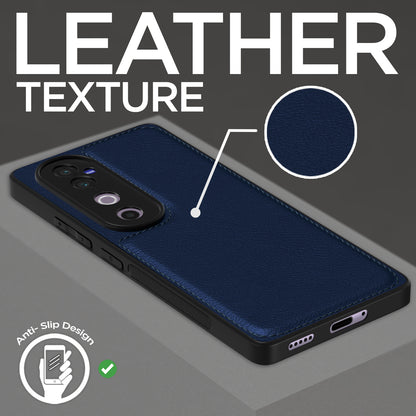 Pikkme Vivo V40 / V40 Pro / T3 Ultra 5G Leatherback Back Case | Blue