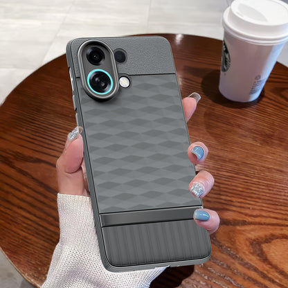 Pikkme Oppo K13 Turbo 5G Shockproof Soft Flexible Gencase Back cover (Grey)