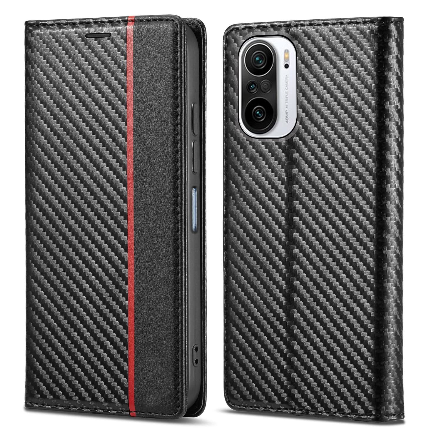 Pikkme Mi 11x/11x Pro black mobile flip cover
