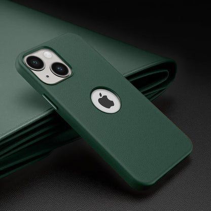 Pikkme iPhone 13 Leather shirt green back cover – photo 4