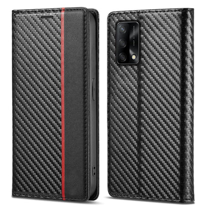 Pikkme black Wallet mobile flip cover for Oppo F19/F19s/A74