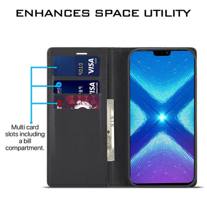 Black Wallet flip cover for Honor 8x – Pikkme – photo 3