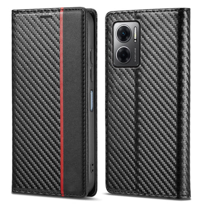 Redmi 11 Prime 5G mobile flip cover in black by Pikkme