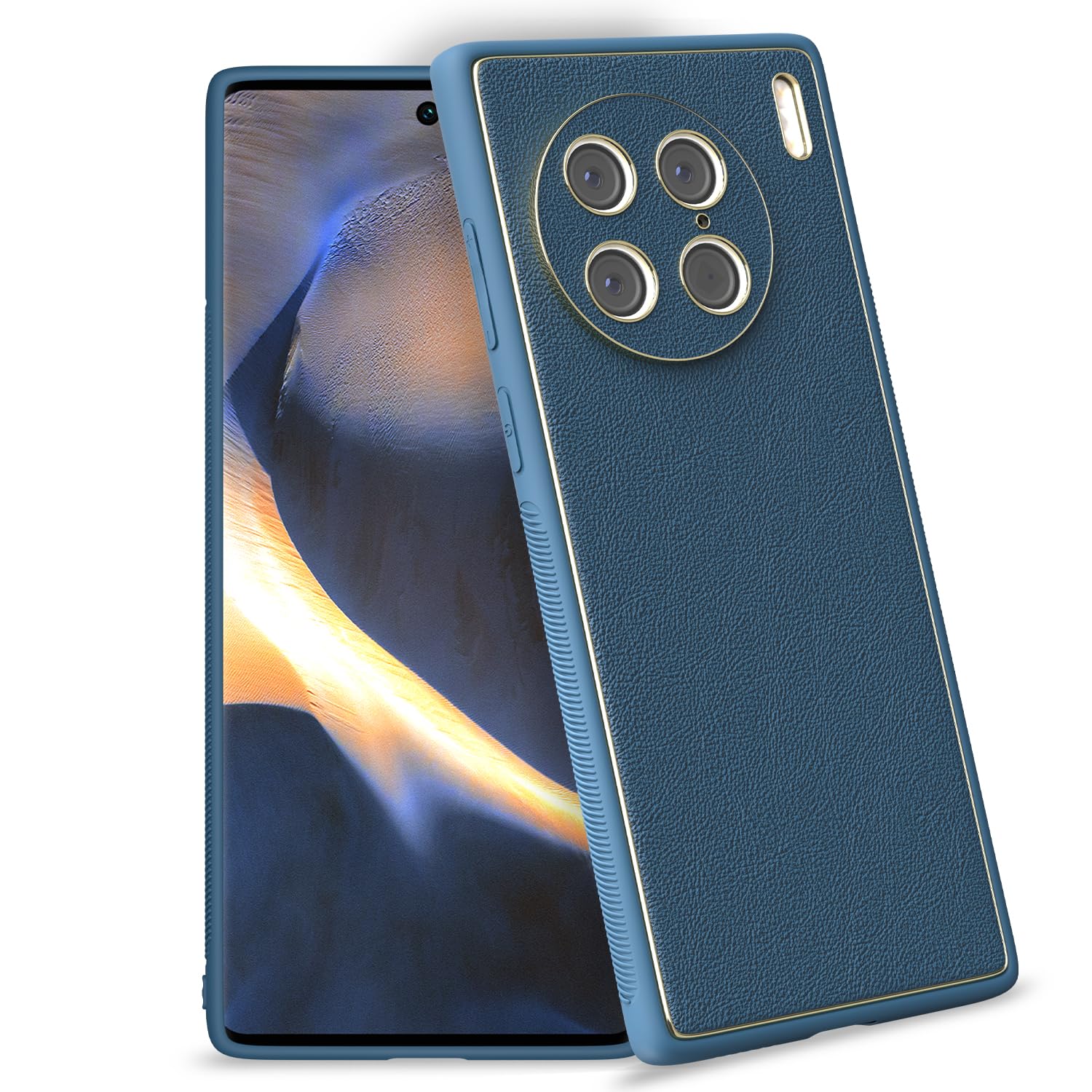 Pikkme blue phone cover for Vivo X90 Pro 5G