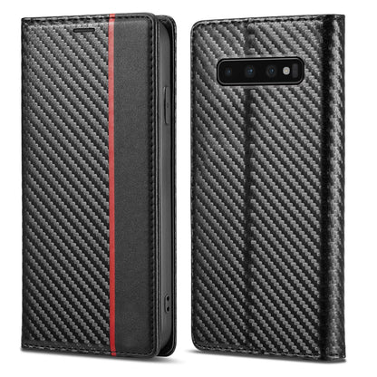 Samsung S10 Plus wallet flip cover in black by Pikkme