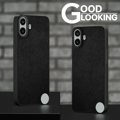 Pikkme CMF by Nothing Phone 1 Leather Back Case| Black