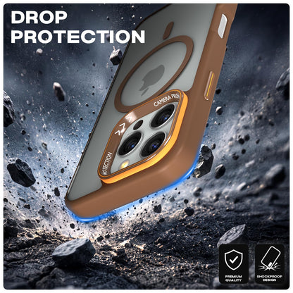 Brown mag-safe mobile back cover for iPhone 16 Pro – Pikkme – photo 6