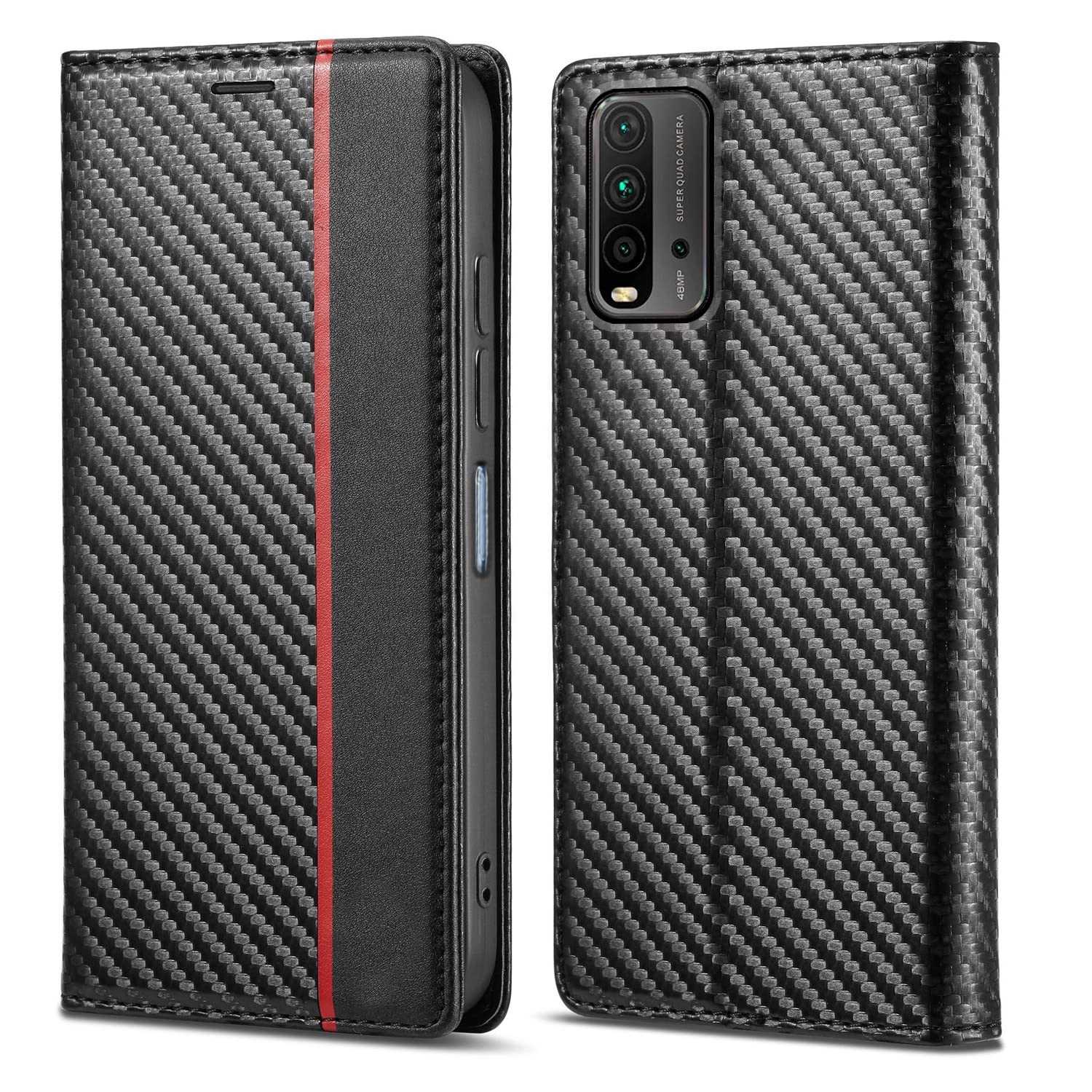 Redmi 9 Power flip case in black by Pikkme