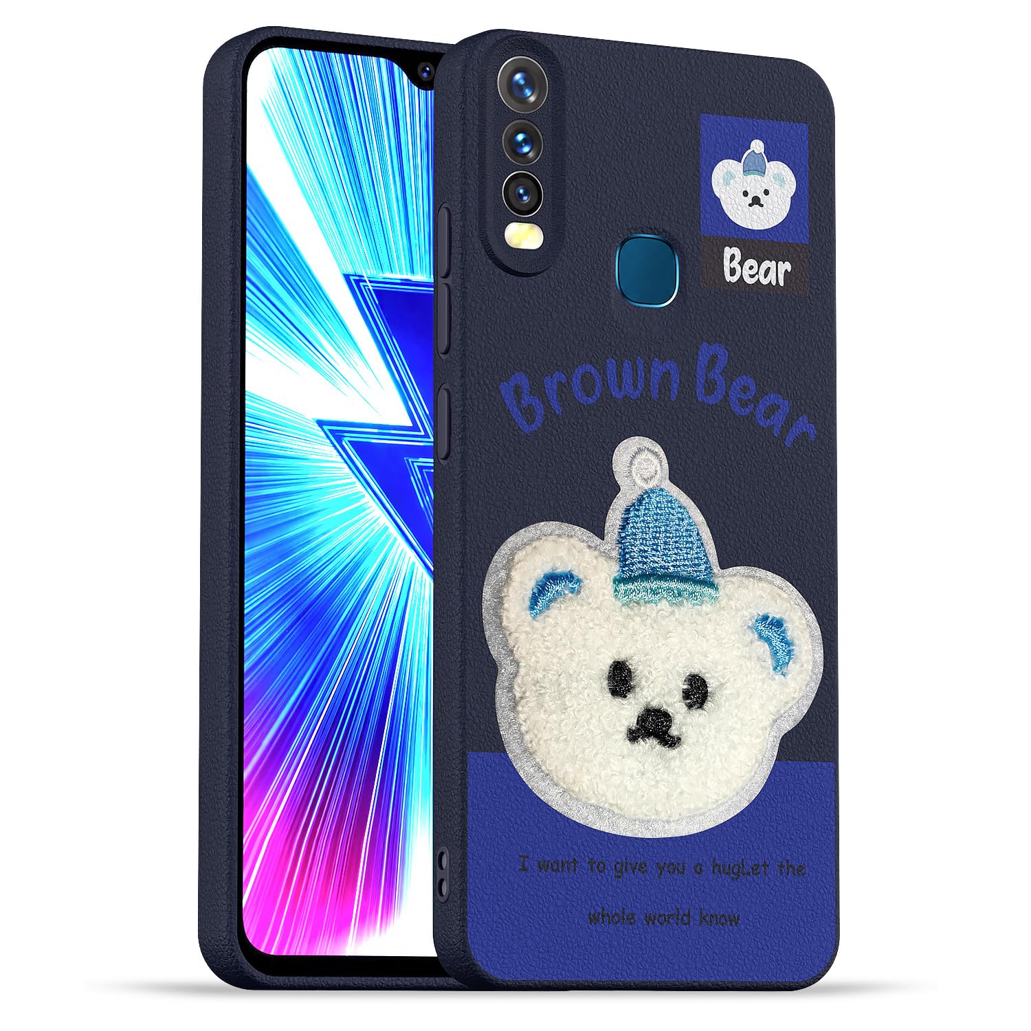 Blue mobile back cover for Vivo Y12/Y15/Y17/U10 – Pikkme