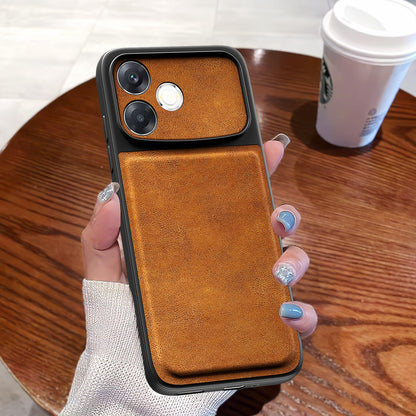 Pikkme brown Leather mobile cover for Oppo F33 Pro 5G – photo 7